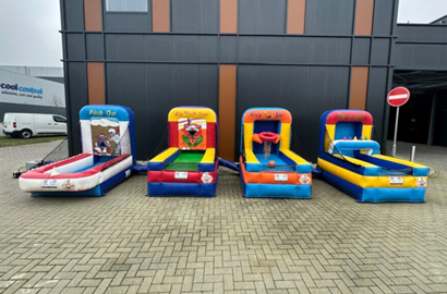 4 spelattracties opblaasbaar