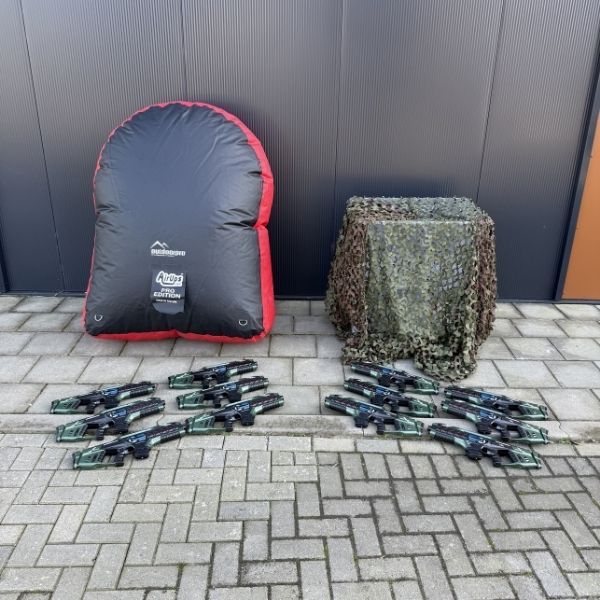 Een lasergun van goede kwaliteit te huur in heel Nederland